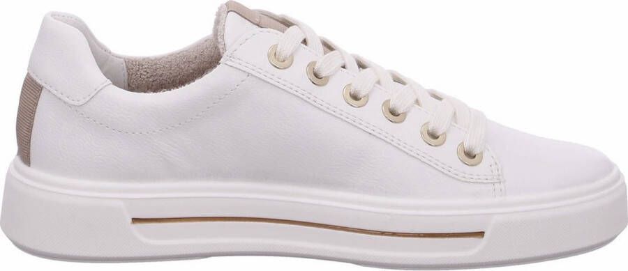 Ara Zachte leren Courtyard sneaker met HighSoft technologie White Dames