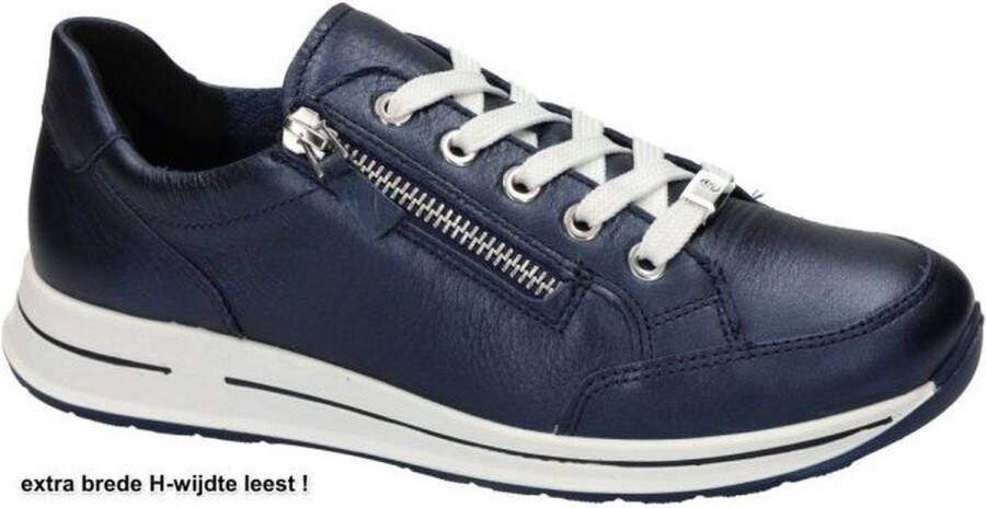 Ara 12-54801-13 Blue H-Wijdte Veterschoenen