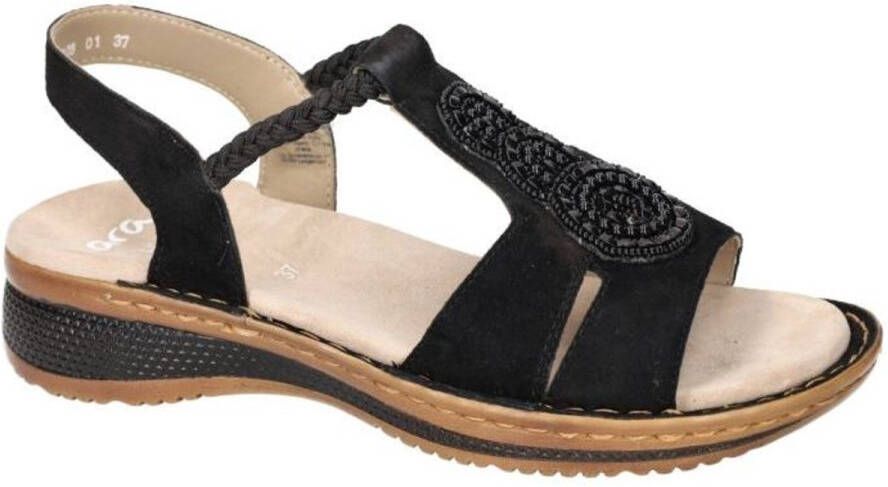 Ara 12-29008-01 Black G-Wijdte Sandalen