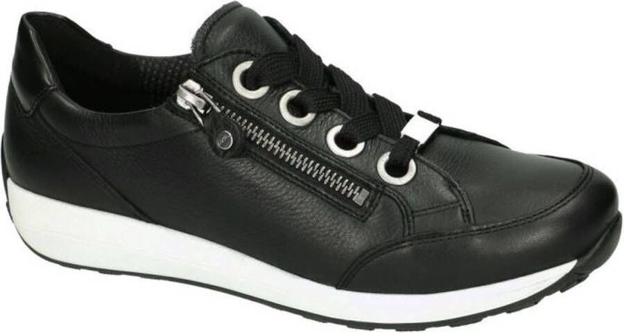 Ara Zwarte Leren Sneakers voor Vrouwen Black Dames