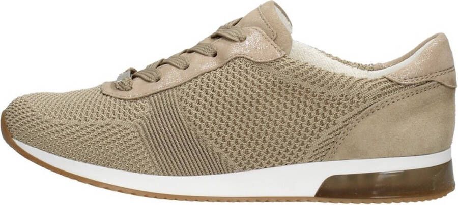 Ara Lissabon Lichtbruin Dames Sneakers Naturel Kleur Naturel