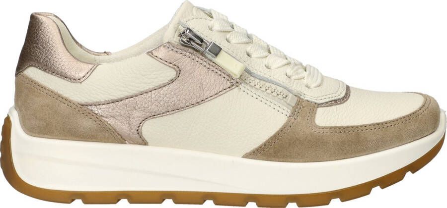 Ara New York dames sneaker Beige wit