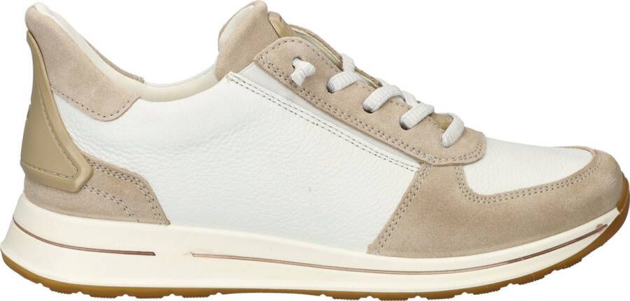 Ara Osaka 2.0 dames sneaker Beige wit