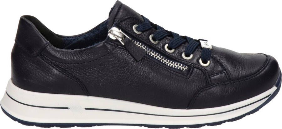 Ara Sneakers OSAKA met rits h-breedte vrijetijdsschoen lage schoen veterschoen