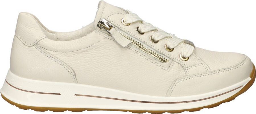 Ara 12-24801-97 Cream White H-Wijdte Veterschoenen