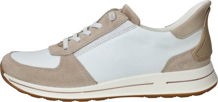 Ara 12-24836-05 White Beige H-Wijdte Veterschoenen