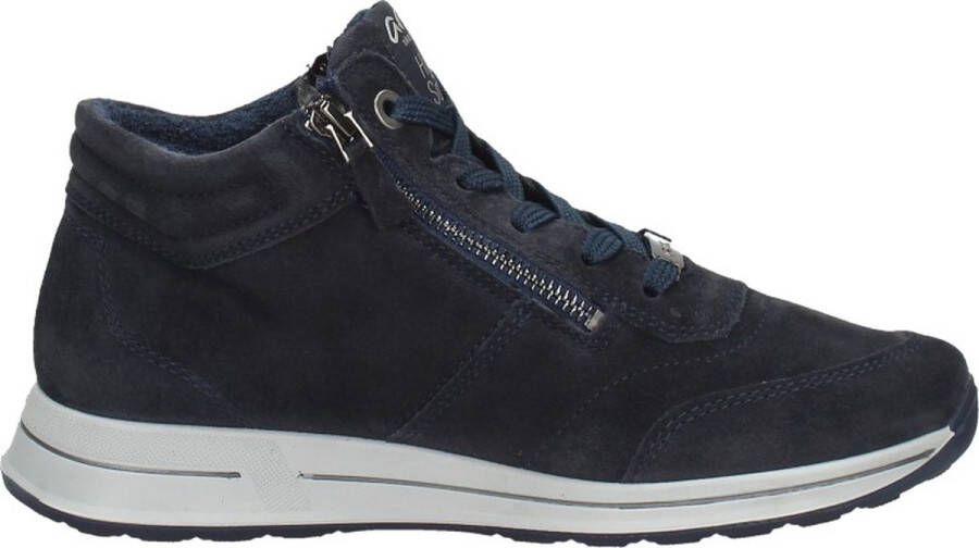 Ara 1224808 Volwassenen VeterlaarzenHoge sneakersDames veterschoenenHalf-hoge schoenen Blauw