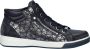 Ara Rome high dames hoge sneaker Blauw - Thumbnail 1