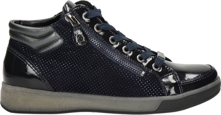 Ara Rome Hightop dames sneaker Blauw