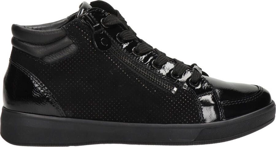 Ara Rome Hightop dames sneaker Zwart