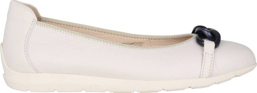 Ara Off White Ballerina Pump voor dames Beige Dames