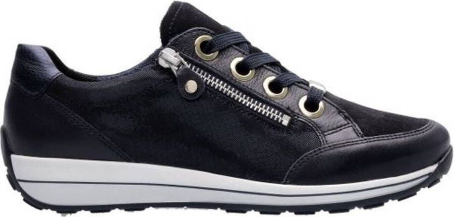 Ara sneaker art. 12-44587 22 blauw veter rits H leest