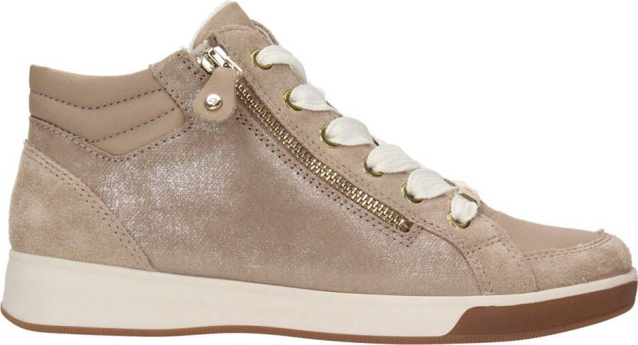 Ara 1244499 Volwassenen VeterlaarzenHoge sneakersDames veterschoenenHalf-hoge schoenen Taupe