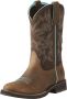 Ariat Delilah Round Toe Rijlaars Distressed Brown Fudge - Thumbnail 1