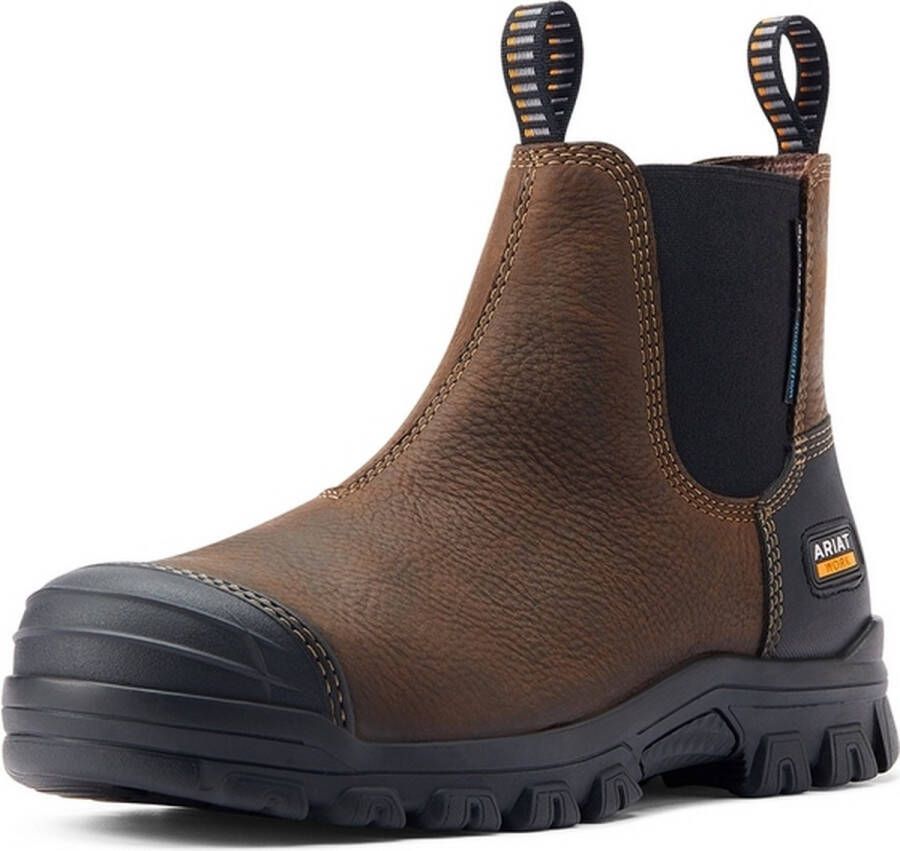 Ariat Heren Treadfast Chelsea Waterproof Steel Toe Werkschoen brown