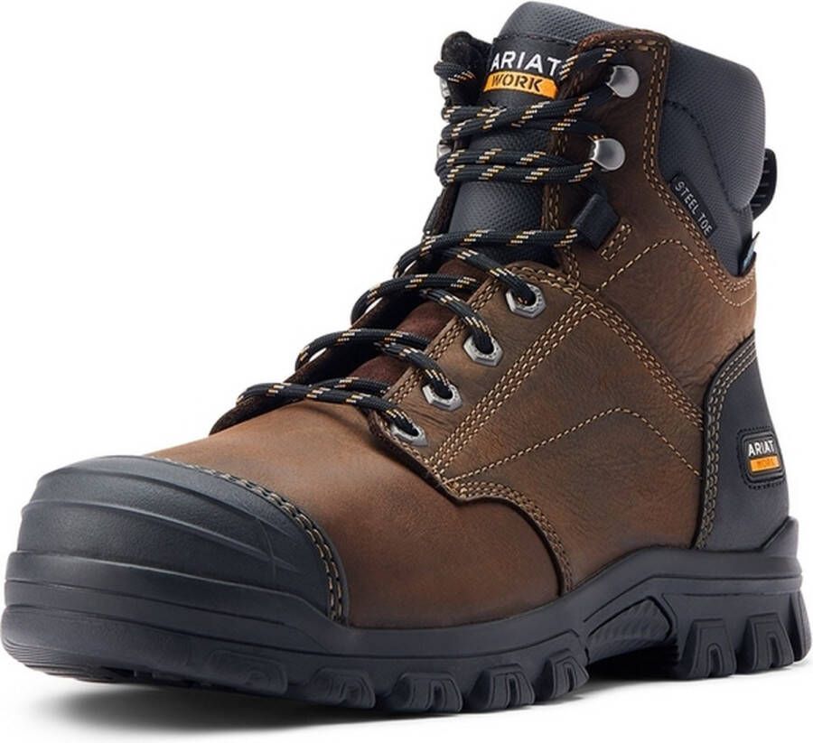 Ariat Heren Treadfast Waterproof Steel Toe Werkschoen brown