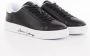 Armani Exchange Witte Sneakers Gecoat Materiaal Rubberen Zool Black Dames - Thumbnail 1