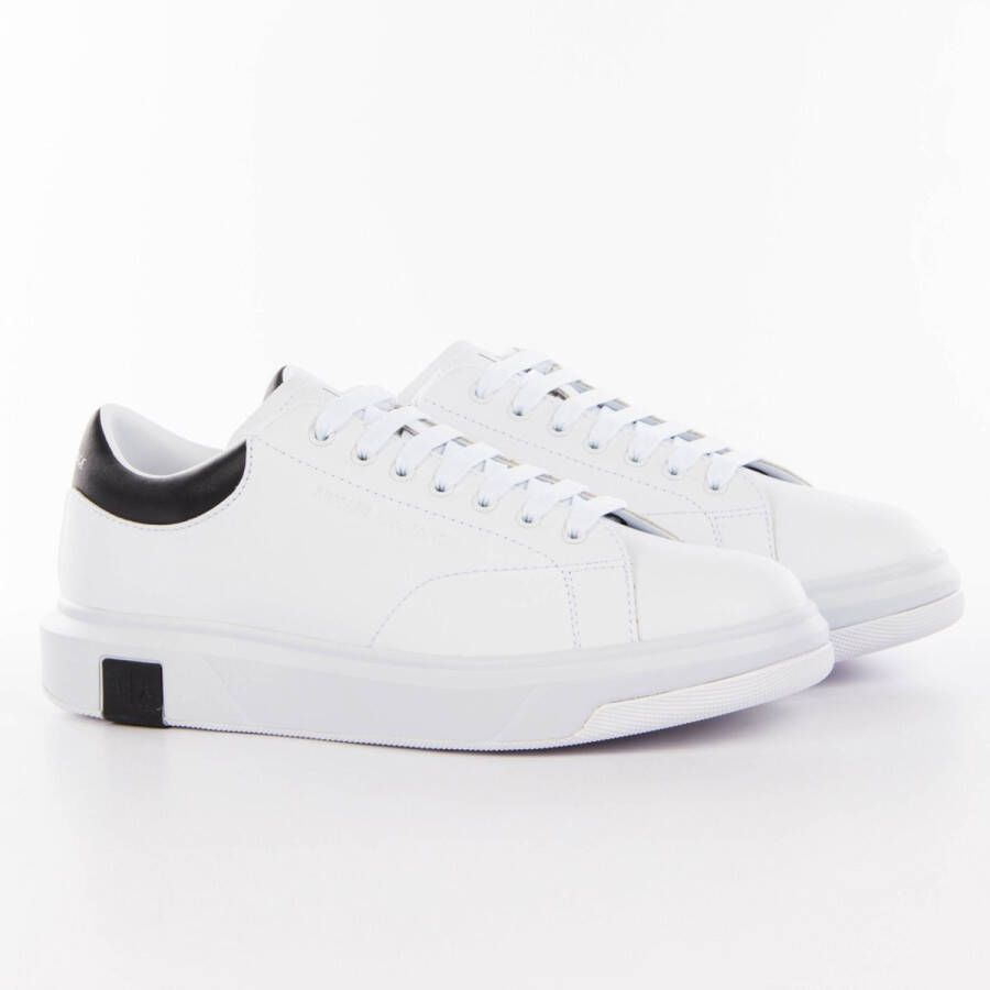 Armani Exchange Witte Sneakers voor een Stijlvolle Look White Heren