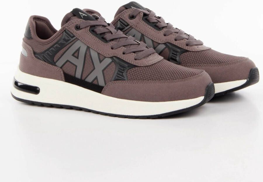 Armani Exchange Grijze Sneakers Stijlvol Comfortabel Casual Elegant Gray Heren