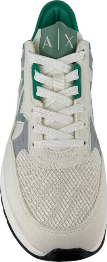 Armani Exchange Witte Sneakers Casual Eigentijdse Stijl White Heren