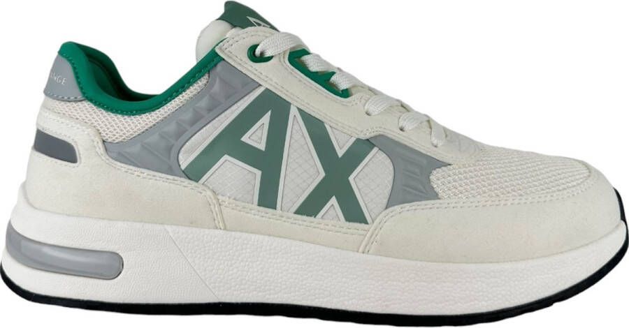 Armani Exchange Witte Sneakers Casual Eigentijdse Stijl White Heren