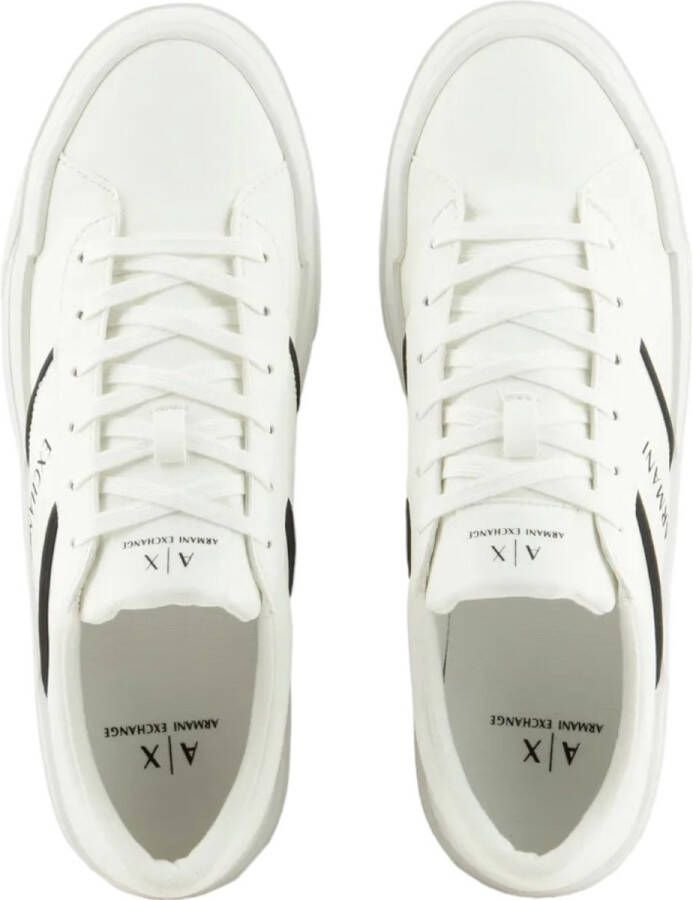 Armani Exchange Leren Sneakers Met Veters