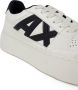 Armani Exchange Zwarte Leren Sportieve Sneakers Vrouwen Black Dames - Thumbnail 1