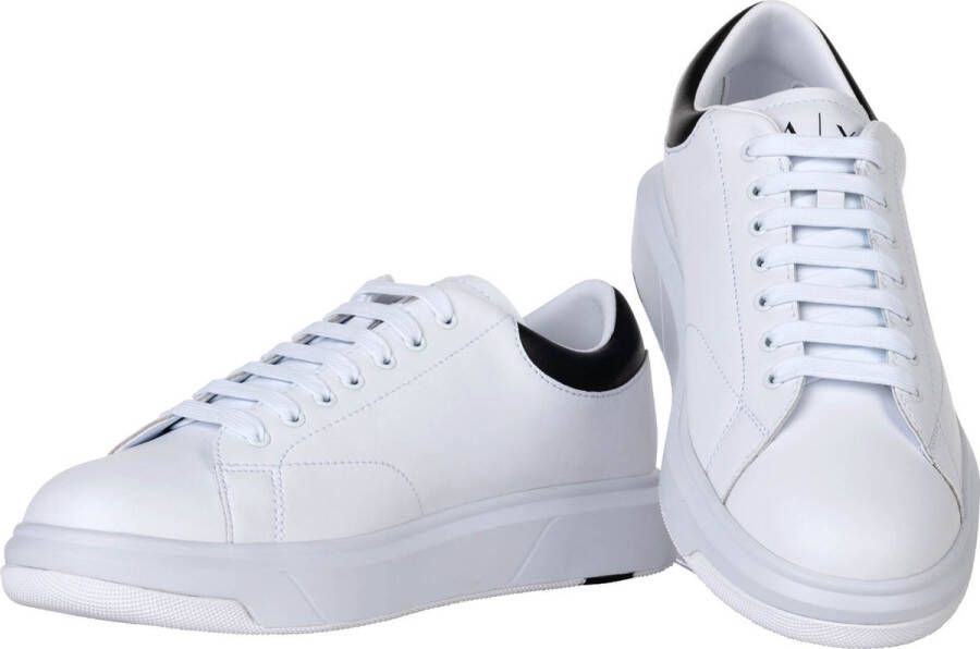 Armani Exchange Witte Sneakers voor een Stijlvolle Look White Heren