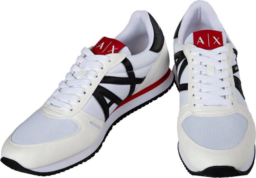 Armani Exchange Witte Xux017 Xcc68 488 Sneakers White Heren