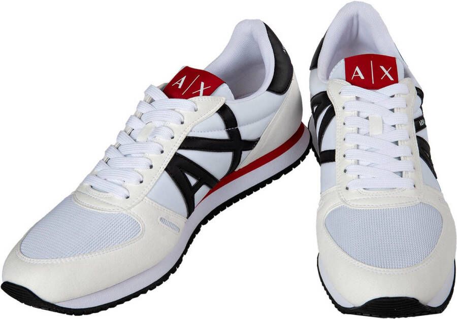 Armani Exchange Witte Xux017 Xcc68 488 Sneakers White Heren