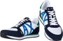 Armani Exchange Blauwe Mesh Suède Sneakers Multicolor Heren - Thumbnail 1