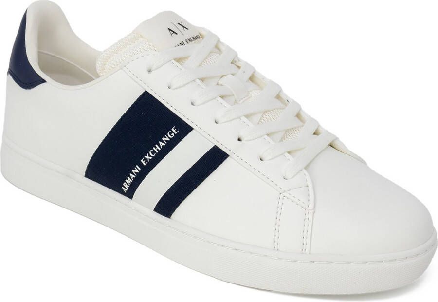 Armani Exchange Sneakers Met Rubberen Zool En Veters