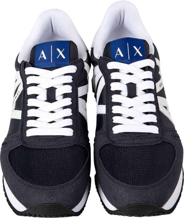 Armani Exchange Blauwe Marineblauwe Hardloopschoenen Xux017 Xcc68 K487 Blue Heren