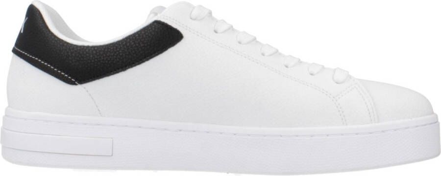 Armani Exchange Witte Sneakers voor een stijlvolle look White Heren