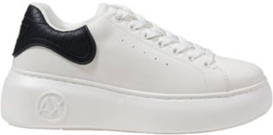 Armani Exchange Polyester Dames Sneakers Collectie White Dames