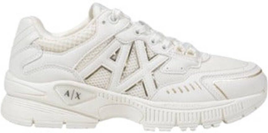 Armani Exchange Stijlvolle damessneakers voor dagelijks gebruik White Dames