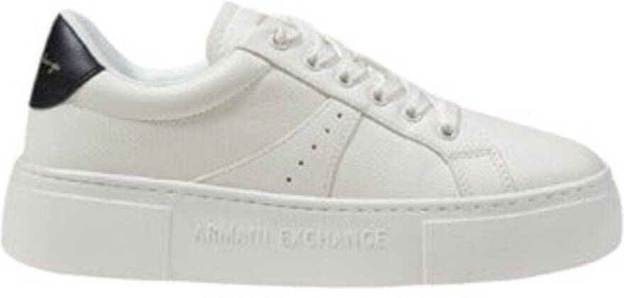 Armani Exchange Polyester Dames Sneakers Collectie White Dames