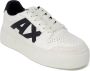 Armani Exchange Zwarte Leren Sportieve Sneakers Vrouwen Black Dames - Thumbnail 3