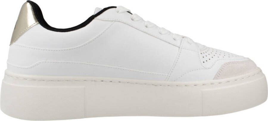 Armani Exchange Effen Vetersneakers White Dames