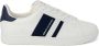 Armani Exchange Blauwe Veterschoenen met Rubberen Zool White Heren - Thumbnail 5