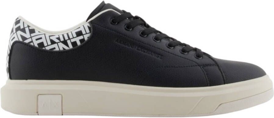 Armani Exchange Leren Herenschoenen Herfst Winter Collectie Black Heren