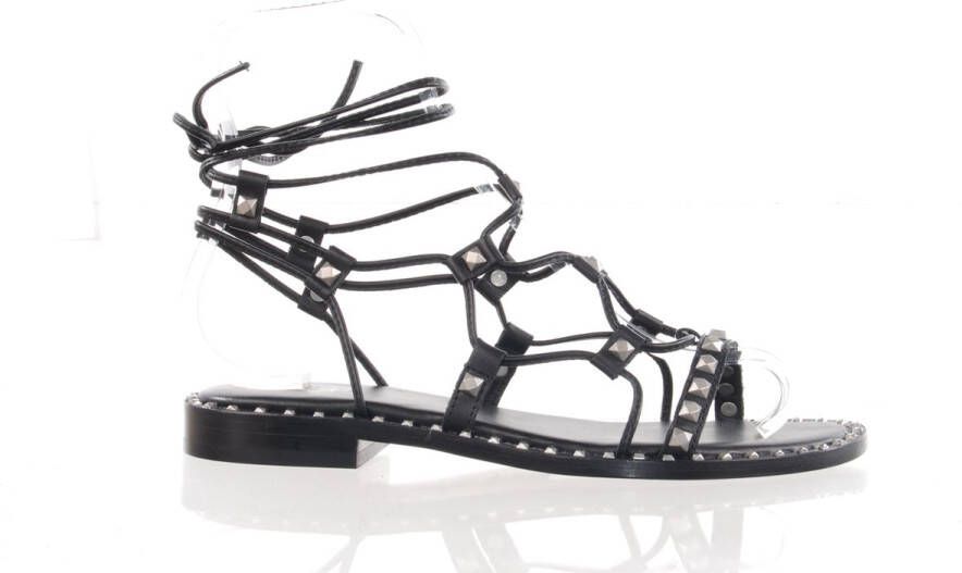 Ash Klassieke Gladiator Sandalen Black Dames