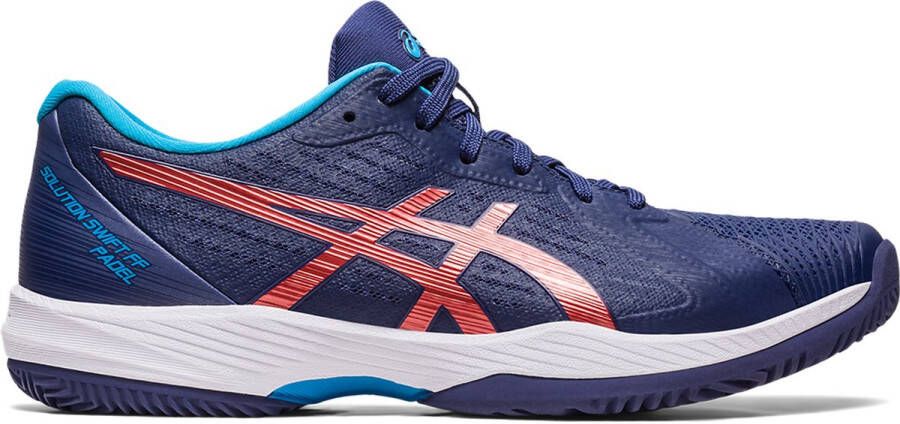 ASICS Tennisschoen Padelschoen Solution Swift FF Clay Heren Blauw Rood - Foto 1