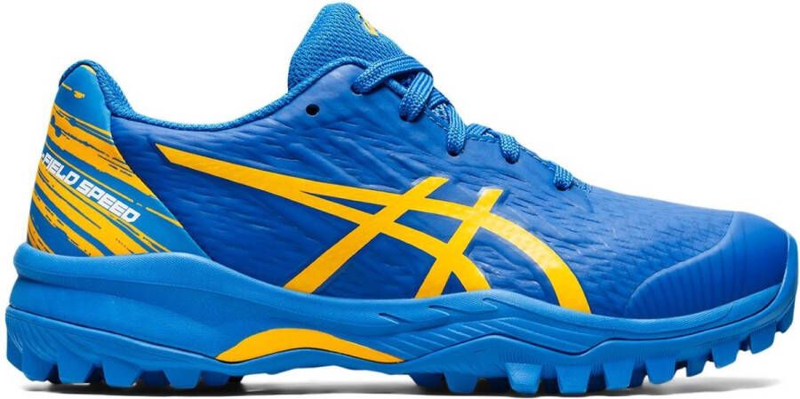 ASICS Field Speed FF Junior Sportschoenen Korfbal Blue Yellow