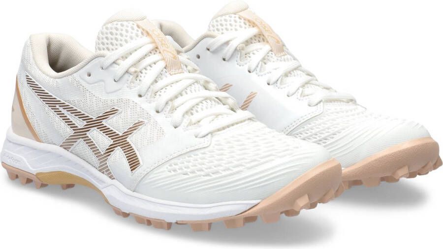 ASICS Field Ultimate FF 2 Women White Champagne Hockeyschoen