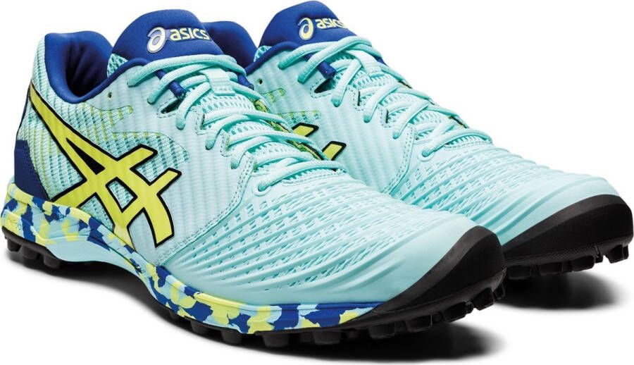 ASICS Fielde Ultimate Sportschoenen Vrouwen blauw groen