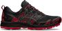 ASICS Fujisetsu GTX Heren sportschoenen waterdicht trail hardlopen zwart rood - Thumbnail 1