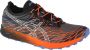 ASICS Fujispeed Heren Sportschoenen Hardlopen Trail zwart oranje - Thumbnail 6