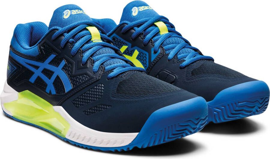 ASICS Padelschoen Tennisschoen Gel Challenger 13 Zwart Blauw