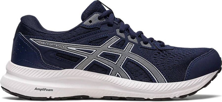 ASICS Gel-Contend 8 Donkerblauwe Hardloopschoen Dames